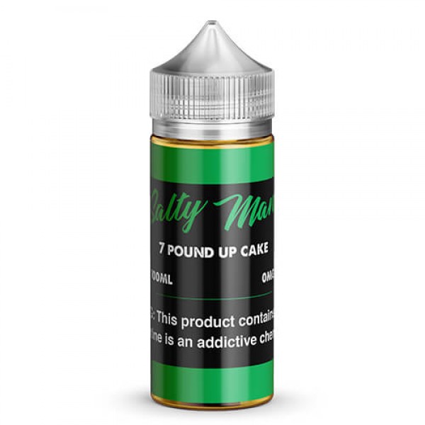 Salty Man Vapor eJuice – 7 Pound Up Cake – 100ml / 3mg