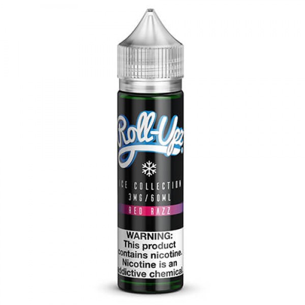Juice Roll Upz E-Liquid Ice – Red Razz Ice – 60ml / 0mg