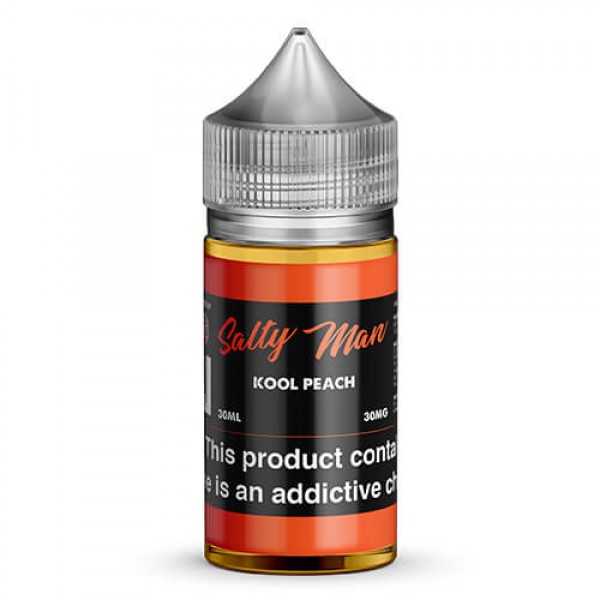 Salty Man Vapor eJuice – Kool Peach – 30ml / 50mg
