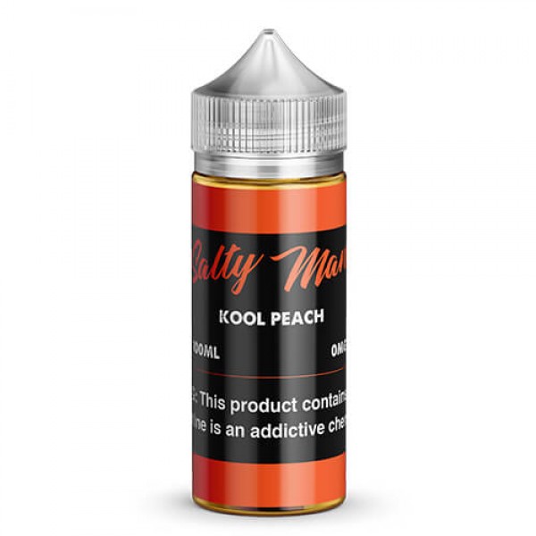Salty Man Vapor eJuice – Kool Peach – 100ml / 6mg