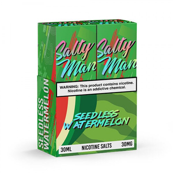 Salty Man Vapor eJuice – Seedless Watermelon – 2x30ml / 30mg