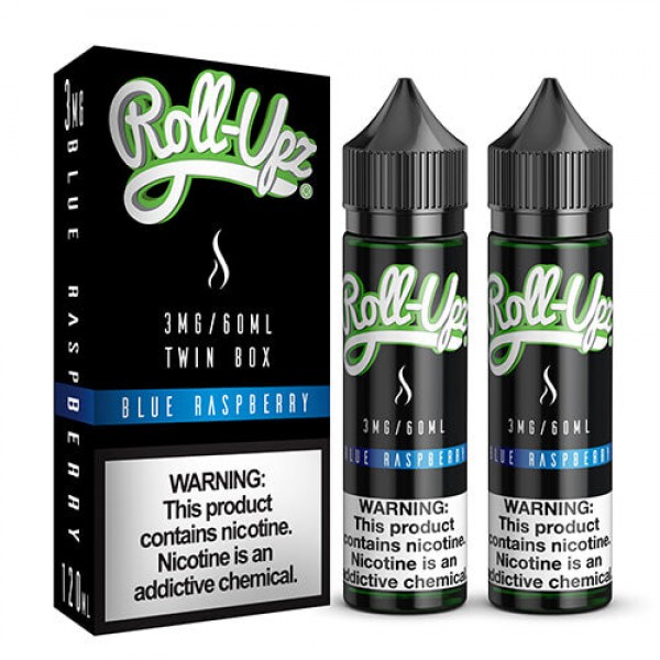 Juice Roll Upz E-Liquid – Blue Raspberry – 2x60ml / 6mg