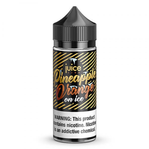 Juice Line by The Original Vapery – Pineapple Orange On Ice – 100ml / 6mg