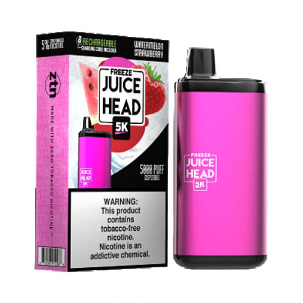 Juice Head 5K – Disposable Vape Device – Watermelon Strawberry FREEZE – Single (14ml) / 50mg