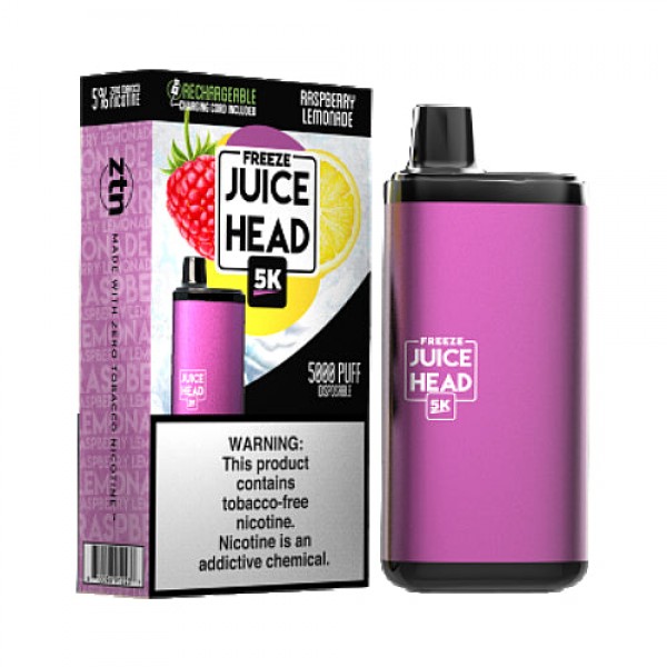 Juice Head 5K – Disposable Vape Device – Raspberry Lemonade FREEZE – Single (14ml) / 50mg