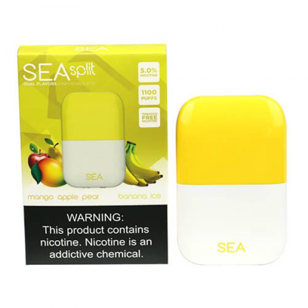 SEA Split – Disposable Pod Device – Mango Apple + Pear Banana Ice – Single / 50mg