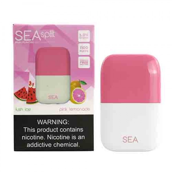 SEA Split – Disposable Pod Device – Lush Ice + Pink Lemonade – Single / 50mg