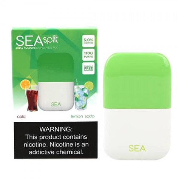 SEA Split – Disposable Pod Device – Cola + Lemon Soda – Single / 50mg