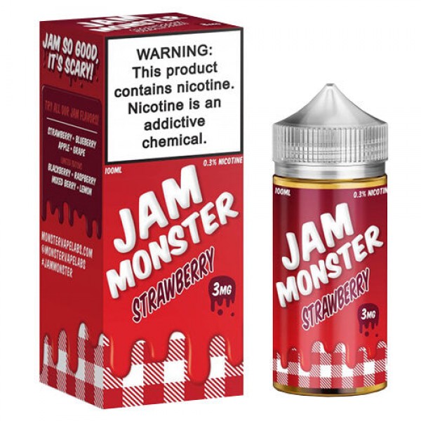 Jam Monster eJuice – Strawberry – 100ml / 6mg