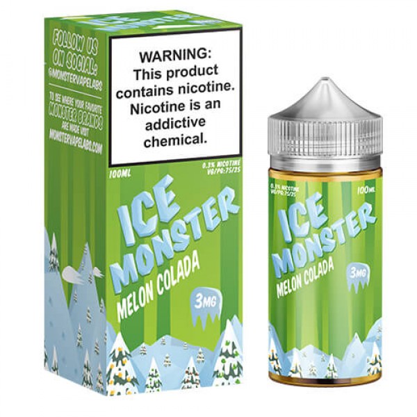 Jam Monster eJuice – Melon Colada Ice – 100ml / 0mg