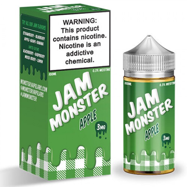 Jam Monster eJuice – Apple – 100ml / 3mg
