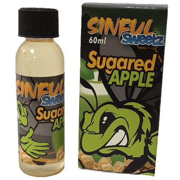 Sinful Sweetz E-Liquid – Sugared Apple – 60ml / 6mg