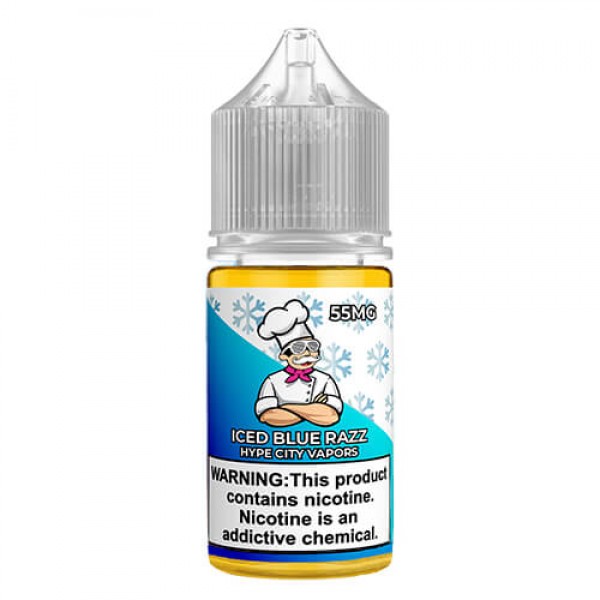 Hype City Vapors SALTS – Iced Blue Razz – 30ml / 55mg