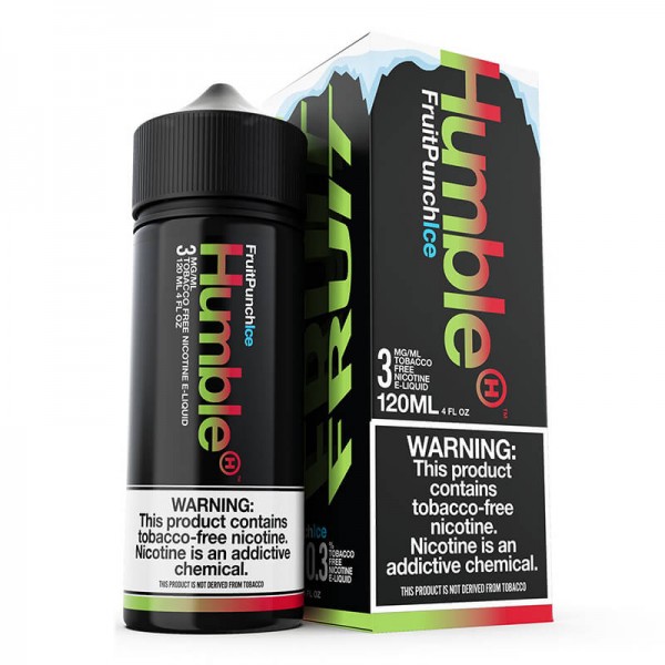 Humble Juice Co. Tobacco Free Nicotine Ice – Fruit Punch Ice – 120ml / 0mg
