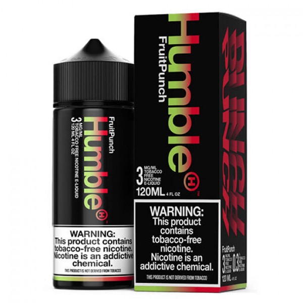 Humble Juice Co. Tobacco Free Nicotine – Fruit Punch – 120ml / 6mg