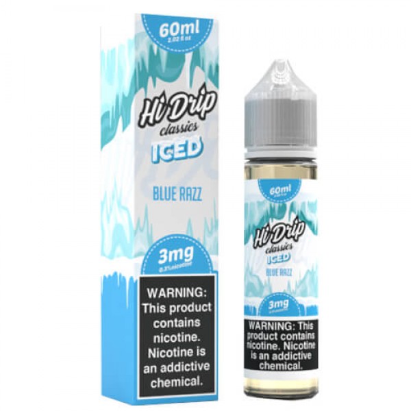 Hi Drip eJuice Classics – Blue Razz ICED – 60ml / 3mg
