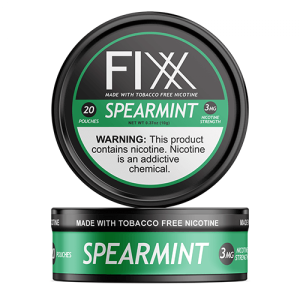 FIXX Tobacco-Free Nicotine Pouches – Spearmint – Single / 3mg