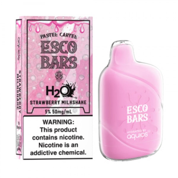 Esco Bars H20 6000 – Disposable Vape Device – Strawberry Milkshake – 10 Pack (150ml) / 50mg