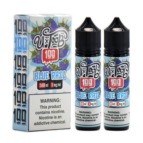 U Toob 100 eJuice – Blue Razz – 2x60ml / 6mg
