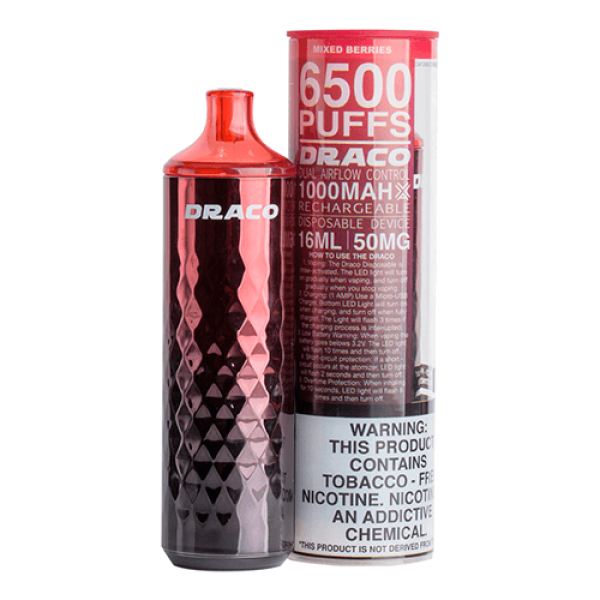 Draco – Disposable Vape Device – Mixed Berry – Single / 50mg