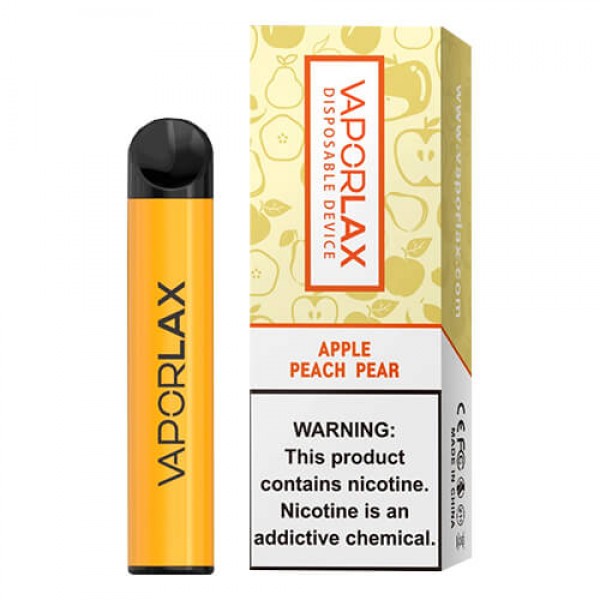 VaporLAX – Disposable Vape Device – Apple Peach Pear – Single / 50mg