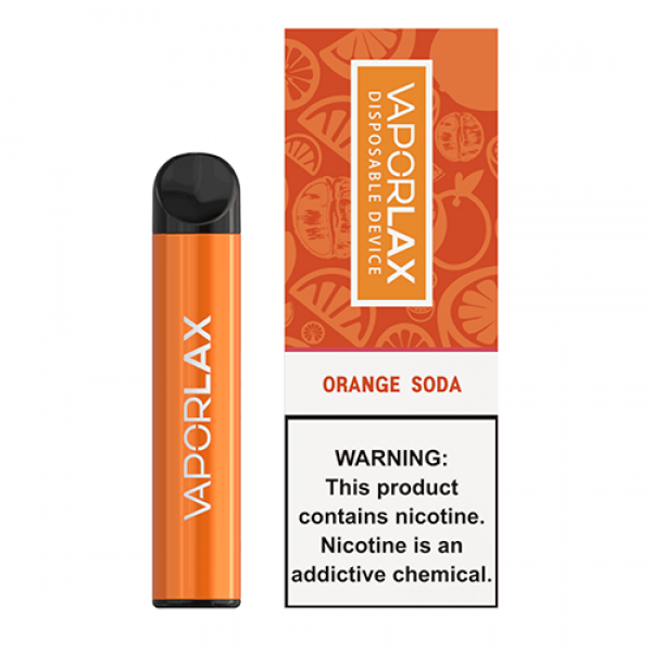 VaporLAX – Disposable Vape Device – Orange Soda – Single / 50mg