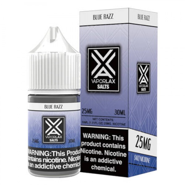 VaporLAX SALTS – Blue Razz – 30ml / 50mg