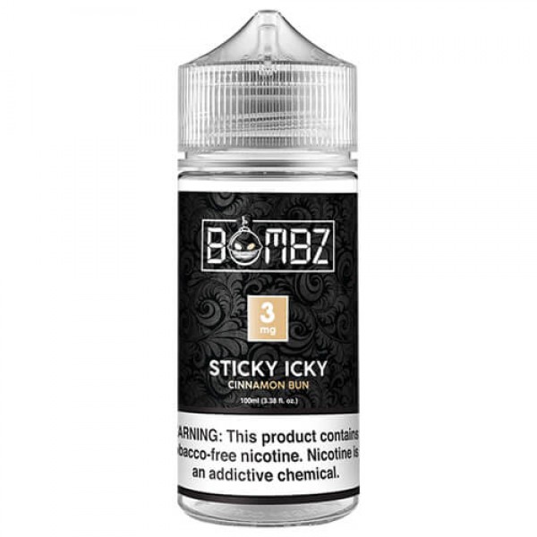 Bomb Bombz Tobacco-Free E-Liquid – Sticky Icky – 100ml / 3mg