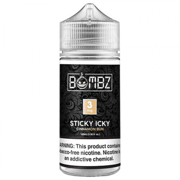 Bomb Bombz Tobacco-Free E-Liquid – Sticky Icky – 100ml / 6mg