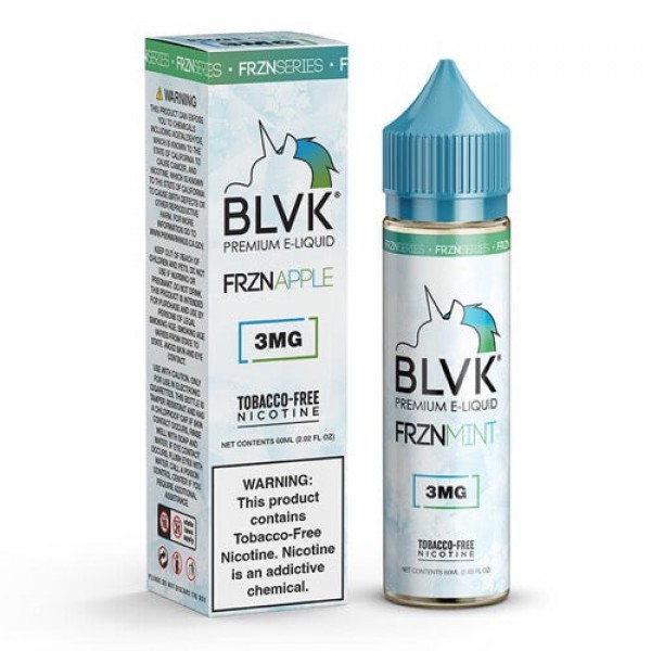 BLVK Premium E-Liquid Tobacco-Free FRZN Series – FRZN Mint – 60ml / 6mg