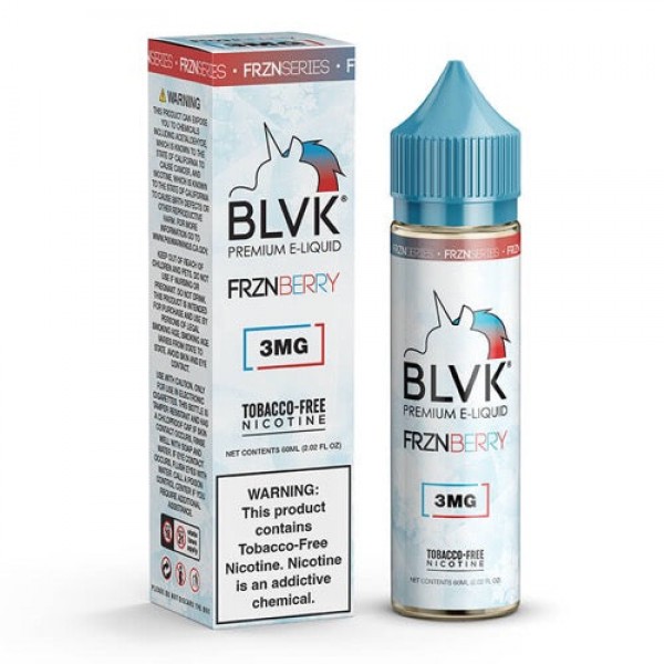 BLVK Premium E-Liquid Tobacco-Free FRZN Series – FRZN Berry – 60ml / 3mg