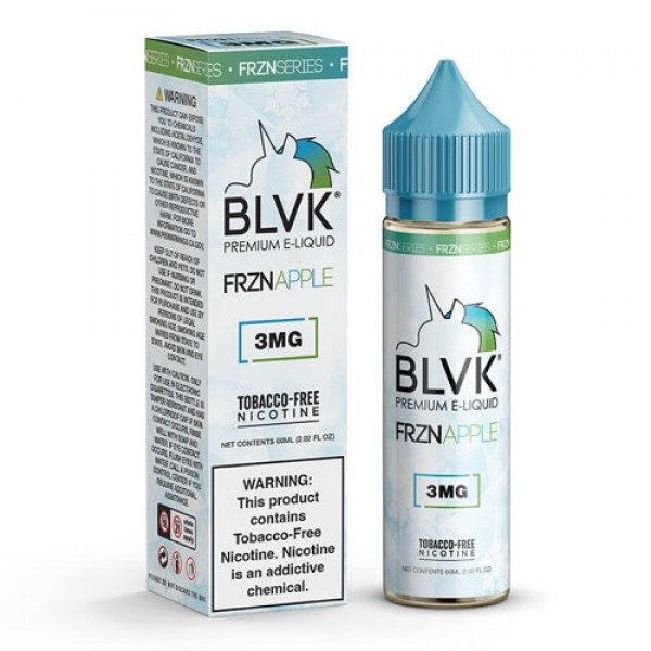 BLVK Premium E-Liquid Tobacco-Free FRZN Series – FRZN Apple – 60ml / 0mg
