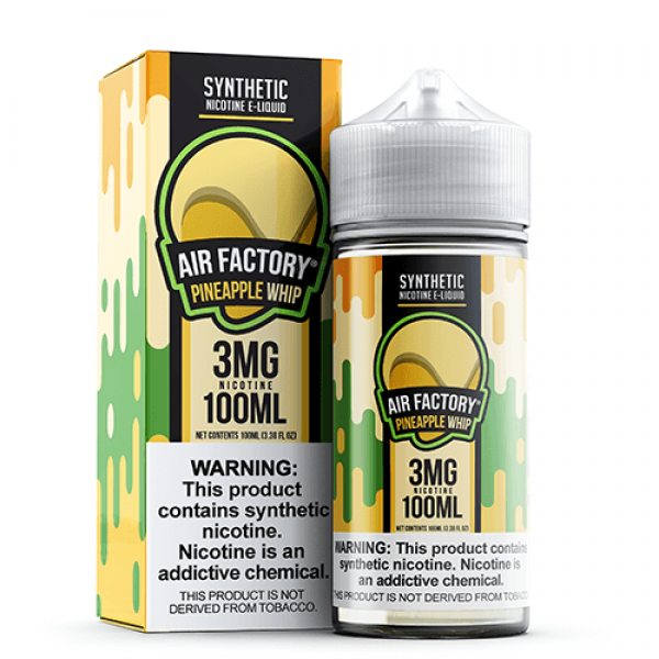 Air Factory eLiquid Synthetic – Pineapple Whip – 100ml / 3mg