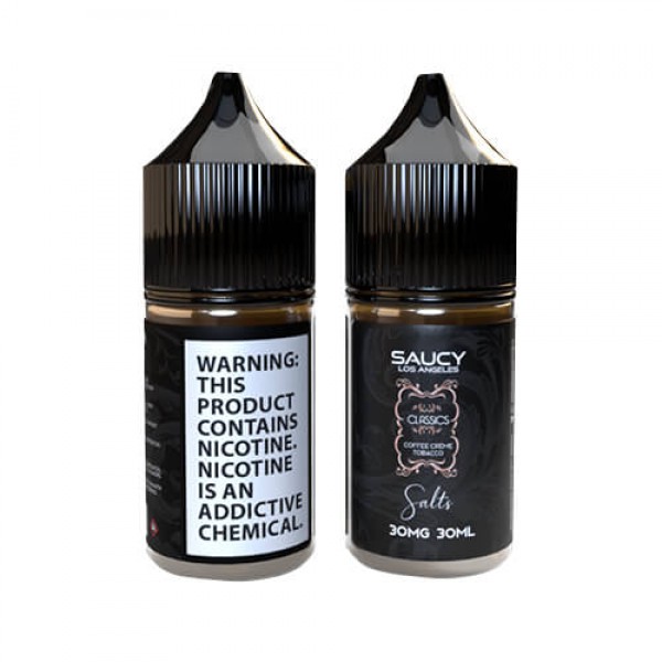 Saucy Classics Salts – Coffee Creme Tobacco – 30ml / 30mg