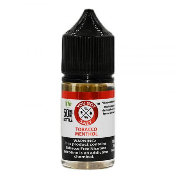 You Got Juice Tobacco-Free SALTS – Tobacco Menthol – 30ml / 30mg