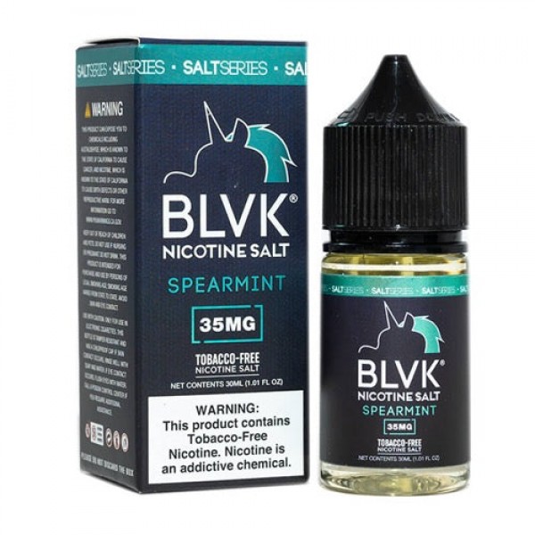 BLVK Premium E-Liquid Tobacco-Free SALTS – Spearmint – 30ml / 35mg