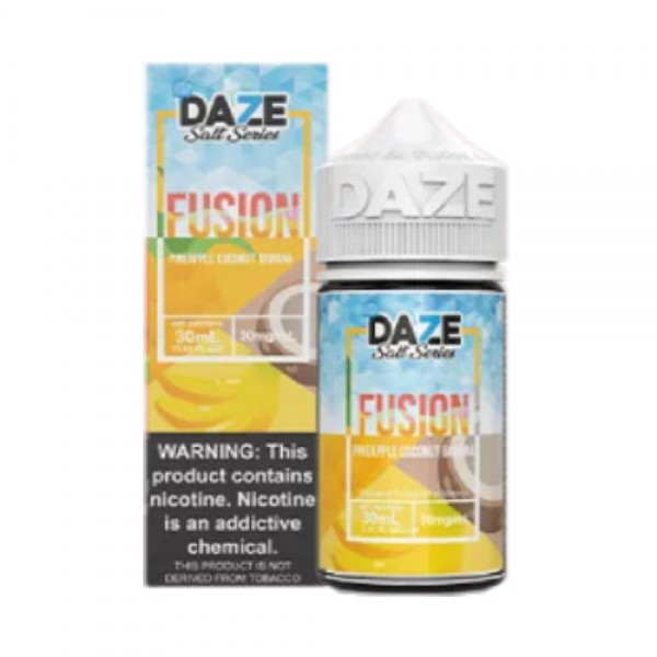 7 Daze Fusion SALTS – Pineapple Coconut Banana ICED – 30ml / 50mg