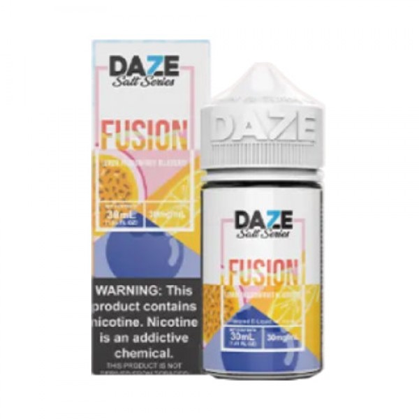 7 Daze Fusion SALTS – Lemon Passionfruit Blueberry – 30ml / 50mg