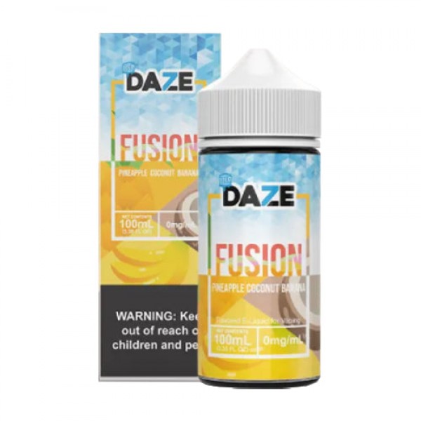 7 Daze Fusion – Pineapple Coconut Banana ICED – 100ml / 6mg