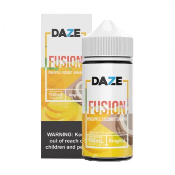 7 Daze Fusion – Pineapple Coconut Banana – 100ml / 6mg