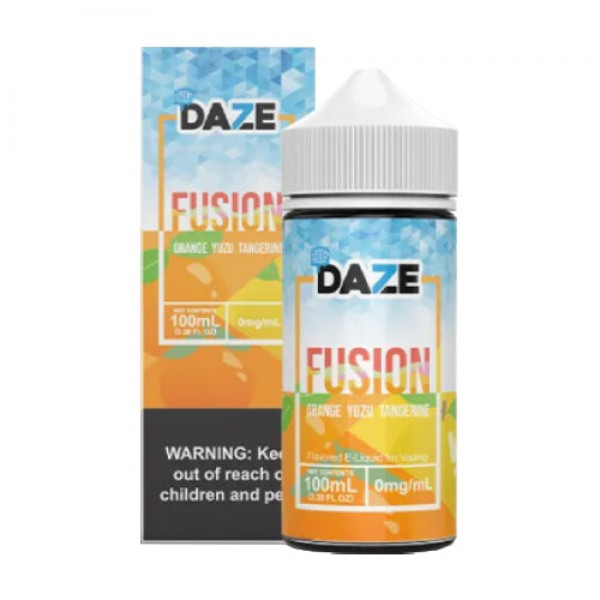 7 Daze Fusion – Orange Yuzu Tangerine ICED – 100ml / 6mg