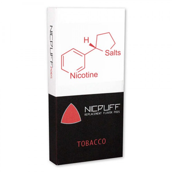 NicPuff – Flavor Pod – Tobacco (4 Pack) – 1.5ml / 38mg