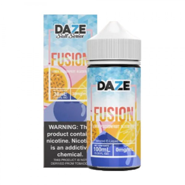 7 Daze Fusion – Lemon Passionfruit Blueberry ICED – 100ml / 0mg